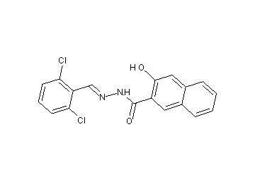 N'-(2,6-dichlorobenzylidene)-3-hydroxy-2-naphthohydrazide - Click Image to Close