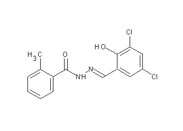 N'-(3,5-dichloro-2-hydroxybenzylidene)-2-methylbenzohydrazide - Click Image to Close