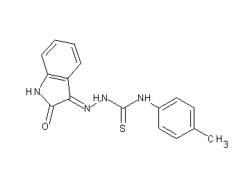 1H-indole-2,3-dione 3-[N-(4-methylphenyl)thiosemicarbazone] - Click Image to Close