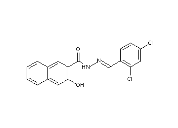 N'-(2,4-dichlorobenzylidene)-3-hydroxy-2-naphthohydrazide - Click Image to Close