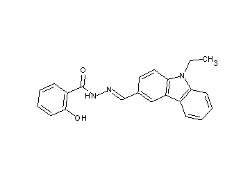 N'-[(9-ethyl-9H-carbazol-3-yl)methylene]-2-hydroxybenzohydrazide - Click Image to Close