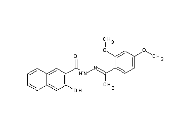 N'-[1-(2,4-dimethoxyphenyl)ethylidene]-3-hydroxy-2-naphthohydrazide - Click Image to Close
