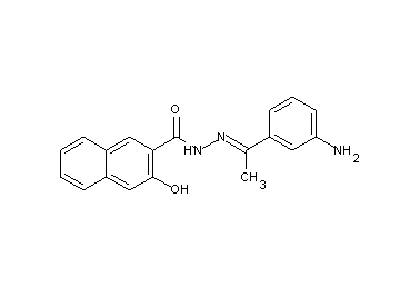 N'-[1-(3-aminophenyl)ethylidene]-3-hydroxy-2-naphthohydrazide - Click Image to Close