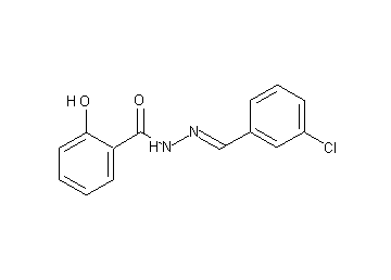 N'-(3-chlorobenzylidene)-2-hydroxybenzohydrazide - Click Image to Close