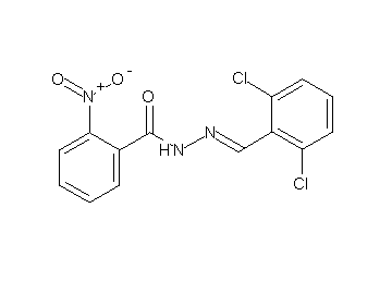 N'-(2,6-dichlorobenzylidene)-2-nitrobenzohydrazide - Click Image to Close