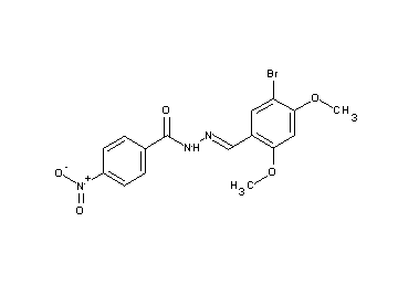 N'-(5-bromo-2,4-dimethoxybenzylidene)-4-nitrobenzohydrazide - Click Image to Close