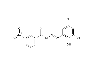 N'-(3,5-dichloro-2-hydroxybenzylidene)-3-nitrobenzohydrazide - Click Image to Close