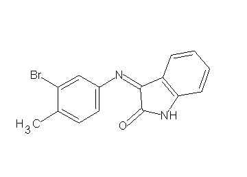 3-[(3-bromo-4-methylphenyl)imino]-1,3-dihydro-2H-indol-2-one - Click Image to Close
