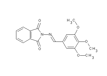 2-[(3,4,5-trimethoxybenzylidene)amino]-1H-isoindole-1,3(2H)-dione - Click Image to Close