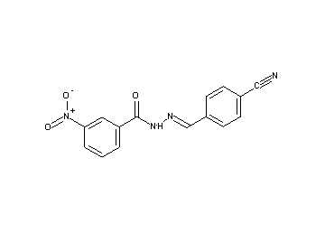 N'-(4-cyanobenzylidene)-3-nitrobenzohydrazide - Click Image to Close