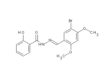N'-(5-bromo-2,4-dimethoxybenzylidene)-2-hydroxybenzohydrazide - Click Image to Close