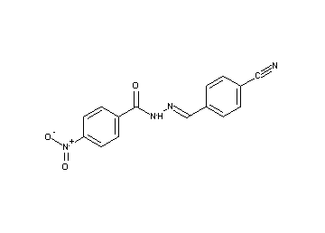 N'-(4-cyanobenzylidene)-4-nitrobenzohydrazide - Click Image to Close