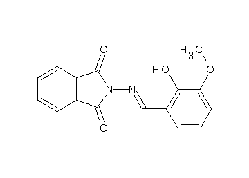 2-[(2-hydroxy-3-methoxybenzylidene)amino]-1H-isoindole-1,3(2H)-dione - Click Image to Close