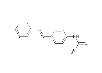 N-{4-[(3-pyridinylmethylene)amino]phenyl}acetamide - Click Image to Close