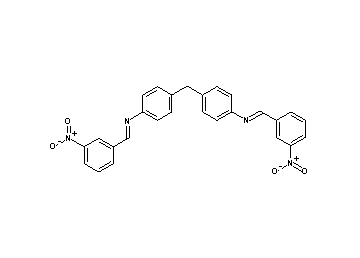 (3-nitrobenzylidene)(4-{4-[(3-nitrobenzylidene)amino]benzyl}phenyl)amine - Click Image to Close