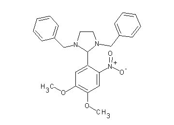 1,3-dibenzyl-2-(4,5-dimethoxy-2-nitrophenyl)imidazolidine - Click Image to Close