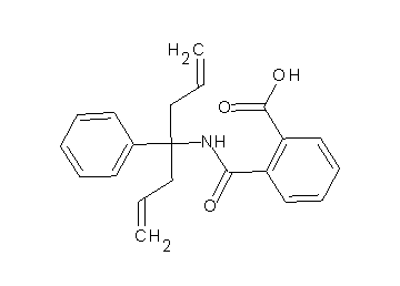 2-{[(1-allyl-1-phenyl-3-buten-1-yl)amino]carbonyl}benzoic acid