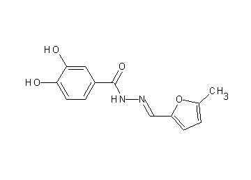3,4-dihydroxy-N'-[(5-methyl-2-furyl)methylene]benzohydrazide - Click Image to Close