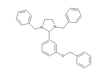 1,3-dibenzyl-2-[3-(benzyloxy)phenyl]imidazolidine - Click Image to Close