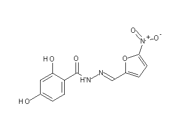 2,4-dihydroxy-N'-[(5-nitro-2-furyl)methylene]benzohydrazide - Click Image to Close