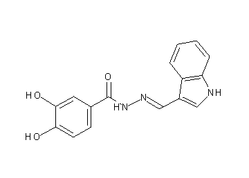 3,4-dihydroxy-N'-(1H-indol-3-ylmethylene)benzohydrazide - Click Image to Close