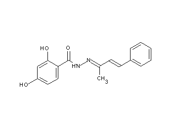 2,4-dihydroxy-N'-(1-methyl-3-phenyl-2-propen-1-ylidene)benzohydrazide - Click Image to Close