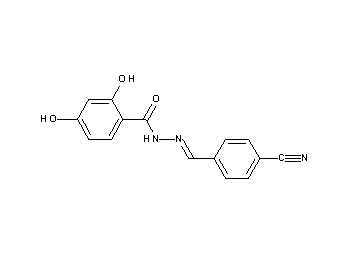 N'-(4-cyanobenzylidene)-2,4-dihydroxybenzohydrazide - Click Image to Close