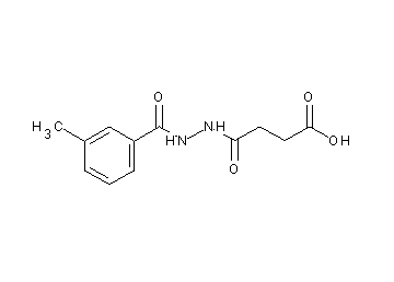 4-[2-(3-methylbenzoyl)hydrazino]-4-oxobutanoic acid - Click Image to Close