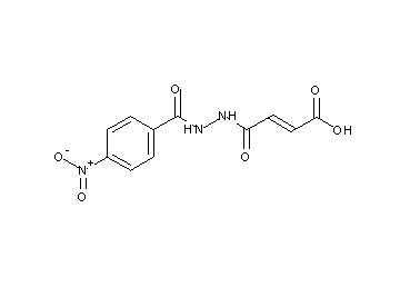 4-[2-(4-nitrobenzoyl)hydrazino]-4-oxo-2-butenoic acid