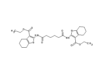 diethyl 2,2'-[(1,6-dioxo-1,6-hexanediyl)di(imino)]bis(4,5,6,7-tetrahydro-1-benzothiophene-3-carboxylate) - Click Image to Close