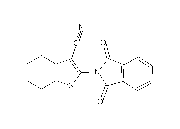2-(1,3-dioxo-1,3-dihydro-2H-isoindol-2-yl)-4,5,6,7-tetrahydro-1-benzothiophene-3-carbonitrile - Click Image to Close