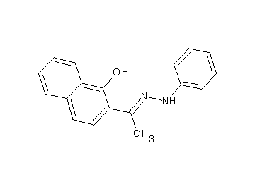 2-(N-phenylethanehydrazonoyl)-1-naphthol - Click Image to Close