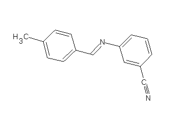 3-[(4-methylbenzylidene)amino]benzonitrile - Click Image to Close