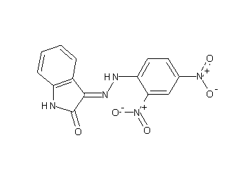 3-[(2,4-dinitrophenyl)hydrazono]-1,3-dihydro-2H-indol-2-one - Click Image to Close
