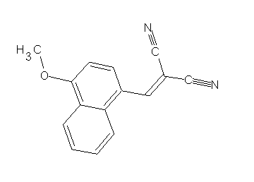 [(4-methoxy-1-naphthyl)methylene]malononitrile - Click Image to Close