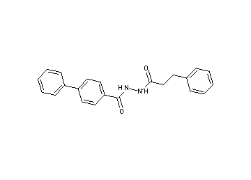N'-(3-phenylpropanoyl)-4-biphenylcarbohydrazide - Click Image to Close