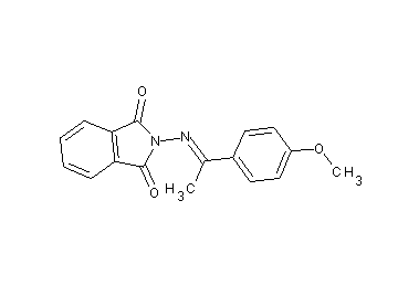 2-{[1-(4-methoxyphenyl)ethylidene]amino}-1H-isoindole-1,3(2H)-dione - Click Image to Close