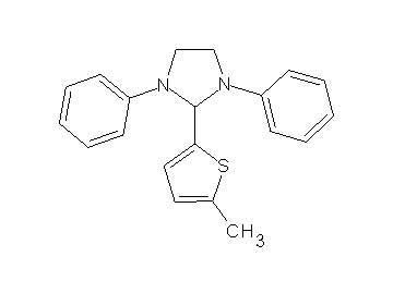 2-(5-methyl-2-thienyl)-1,3-diphenylimidazolidine - Click Image to Close