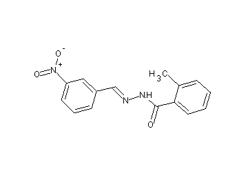 2-methyl-N'-(3-nitrobenzylidene)benzohydrazide - Click Image to Close