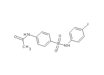 N-(4-{[(4-iodophenyl)amino]sulfonyl}phenyl)acetamide - Click Image to Close