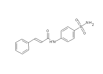 N-[4-(aminosulfonyl)phenyl]-3-phenylacrylamide - Click Image to Close