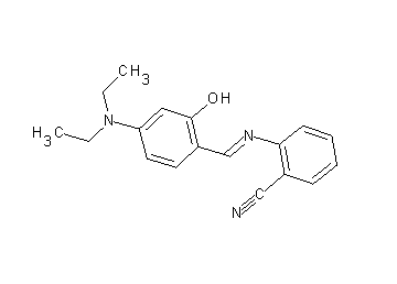 2-{[4-(diethylamino)-2-hydroxybenzylidene]amino}benzonitrile - Click Image to Close