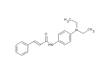 N-[4-(diethylamino)phenyl]-3-phenylacrylamide - Click Image to Close