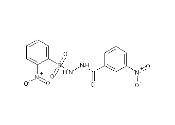 3-nitro-N'-[(2-nitrophenyl)sulfonyl]benzohydrazide - Click Image to Close