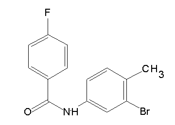 N-(3-bromo-4-methylphenyl)-4-fluorobenzamide - Click Image to Close