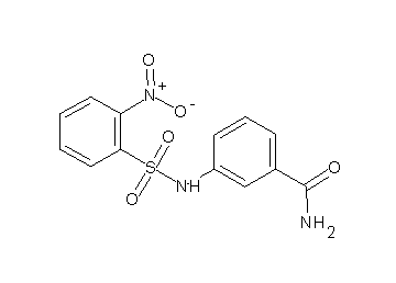 3-{[(2-nitrophenyl)sulfonyl]amino}benzamide - Click Image to Close
