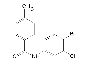 N-(4-bromo-3-chlorophenyl)-4-methylbenzamide - Click Image to Close