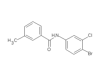 N-(4-bromo-3-chlorophenyl)-3-methylbenzamide - Click Image to Close