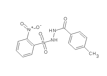 4-methyl-N'-[(2-nitrophenyl)sulfonyl]benzohydrazide - Click Image to Close