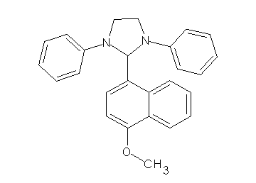2-(4-methoxy-1-naphthyl)-1,3-diphenylimidazolidine - Click Image to Close